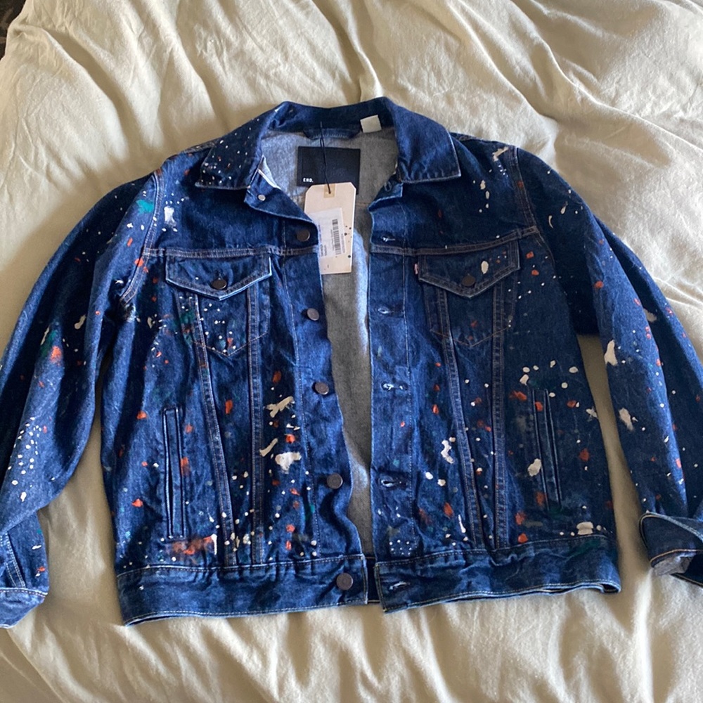 END. x Levi’s ‘Painted’ Trucker Jacket - Medium